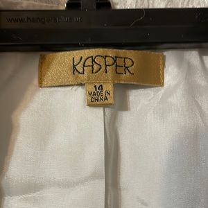 White dress long coat suit